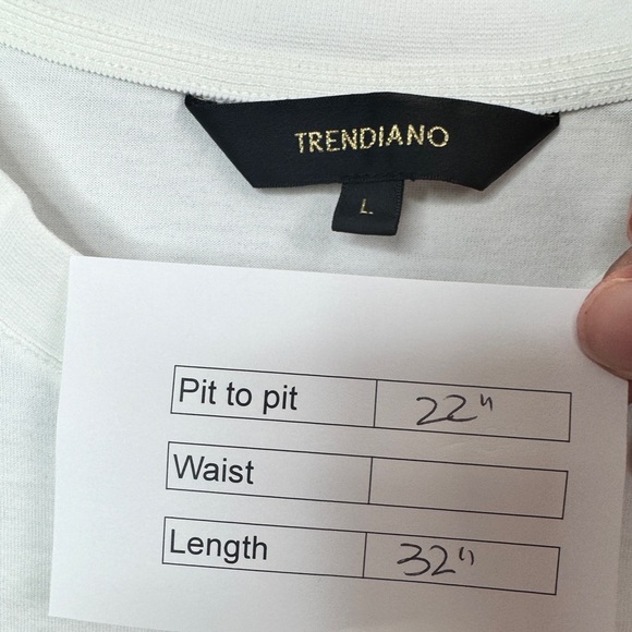 Trendiano T-Shirt Graphic Back Panel White - Picture 9 of 9